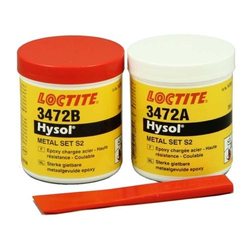 Loctite 3472 vloeibaar staal - voor reparatie metaal