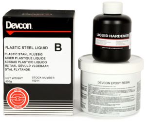 Devcon B Plastic Steel Liquid (10211), 500 gram
