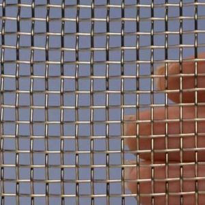 Rat screen woven Stainless steel (RVS) opening 4 mm - thickness 1 mm - 1 x 1 metre