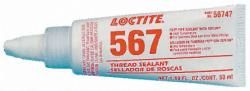 Loctite 567 schroefdraadafdichtingsmiddel voor metaal, lage sterkte, grove schroefdraden, 50ml tube