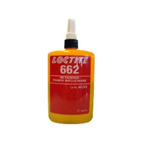 Loctite 662 bevestigingslijm met hoge sterkte, gemiddelde viscositeit, ook UV-uitharding, 250 ml flacon