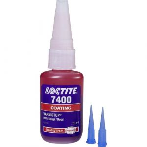 Loctite 7400 - Dunkelrote, lösungsmittelbasierte Markierungsfarbe - 20ml kit