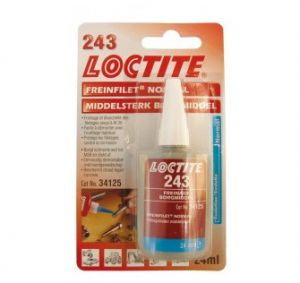 Loctite 243,Average thrength Threadlocking, 24ml blister