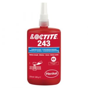 Loctite 243 gemiddelde-sterkte,Schroefdraad borging  - 250ml flacon