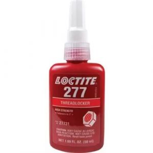 Loctite 277 - schroefdraadborgmiddel voor grote draadmaten -50 ml