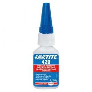 Loctite 420, CA adhesive, PLASTIC bonding ,20gr, flacon
