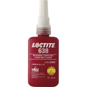 Loctite 638 - Lijm voor cilindrische bevestiging - hoge sterkte - 50ml flacon