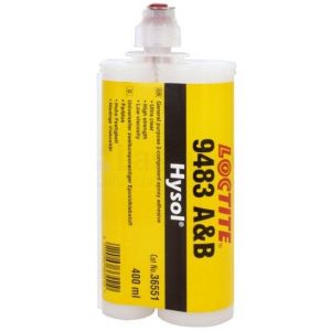 Loctite 9483 - structural ultra clear adhesive for general purposes  -  400 ml duo cartridge