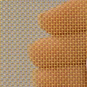 Geweven Messing gaas mesh 20 (800 micron) - 1x1 meter