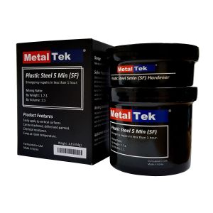 Metal Tek SF kneedbaar staal 5 minuten uitharding - 500 gram