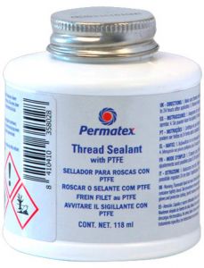 Permatex 80632 Schroefdraadafdichting met PTFE - 118 ml